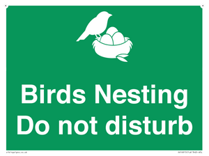 SV16915: Birds Nesting Do not disturb