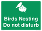 SV16915: Birds Nesting Do not disturb