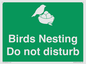 SV16915: Birds Nesting Do not disturb