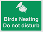 SV16915: Birds Nesting Do not disturb