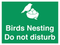 SV16915: Birds Nesting Do not disturb