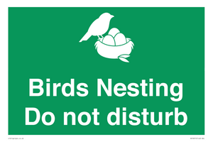 SV16915: Birds Nesting Do not disturb