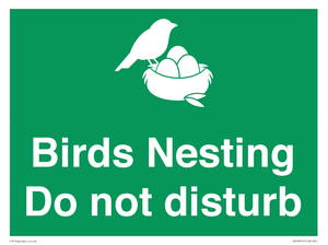 SV16915: Birds Nesting Do not disturb