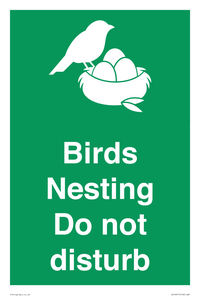 SV16915: Birds Nesting Do not disturb