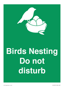 SV16915: Birds Nesting Do not disturb