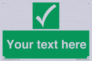 SV3003: Custom safe condition sign