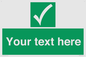 SV3003: Custom safe condition sign