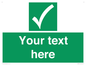 SV3003: Custom safe condition sign