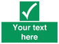 SV3003: Custom safe condition sign