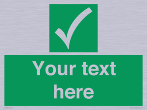 SV3003: Custom safe condition sign