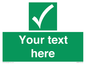 SV3003: Custom safe condition sign