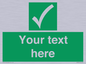 SV3003: Custom safe condition sign
