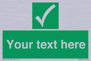 SV3003: Custom safe condition sign