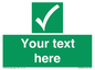 SV3003: Custom safe condition sign