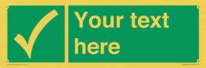 SV3003: Custom safe condition sign