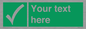 SV3003: Custom safe condition sign