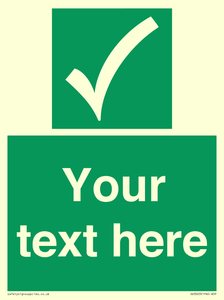 SV3003: Custom safe condition sign