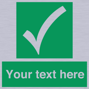 SV3003: Custom safe condition sign