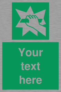 SV5215: Custom Break Glass Sign