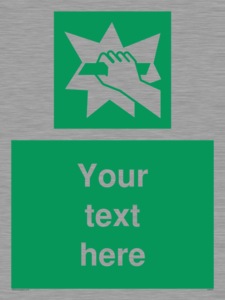 SV5215: Custom Break Glass Sign