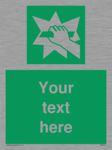 SV5215: Custom Break Glass Sign