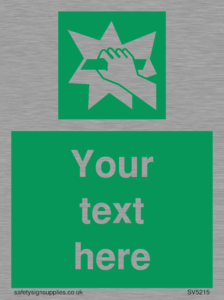 SV5215: Custom Break Glass Sign