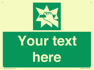 SV5215: Custom Break Glass Sign