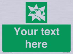 SV5215: Custom Break Glass Sign