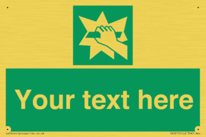 SV5215: Custom Break Glass Sign