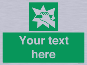 SV5215: Custom Break Glass Sign