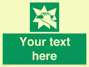 SV5215: Custom Break Glass Sign