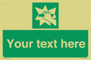 SV5215: Custom Break Glass Sign