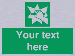 SV5215: Custom Break Glass Sign