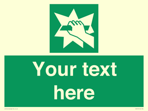 SV5215: Custom Break Glass Sign