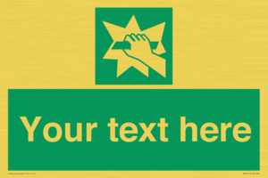 SV5215: Custom Break Glass Sign