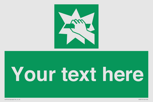 SV5215: Custom Break Glass Sign