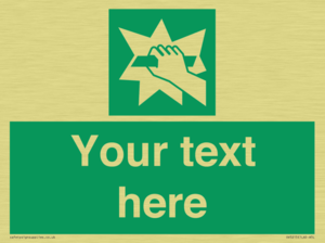 SV5215: Custom Break Glass Sign