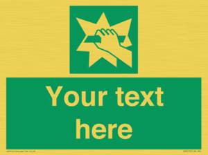 SV5215: Custom Break Glass Sign