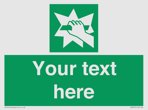 SV5215: Custom Break Glass Sign