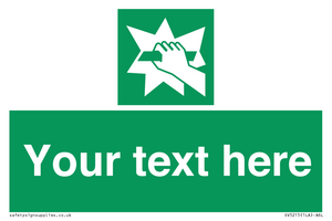 SV5215: Custom Break Glass Sign