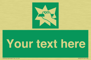 SV5215: Custom Break Glass Sign