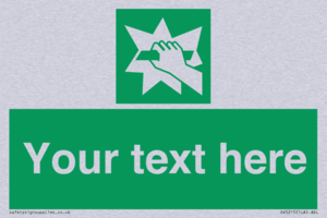 SV5215: Custom Break Glass Sign