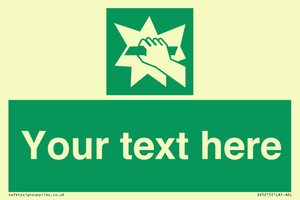 SV5215: Custom Break Glass Sign