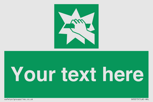 SV5215: Custom Break Glass Sign