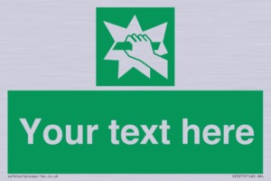 SV5215: Custom Break Glass Sign