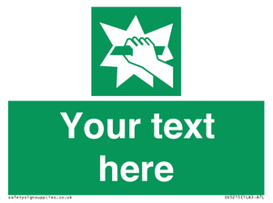 SV5215: Custom Break Glass Sign