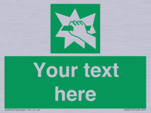 SV5215: Custom Break Glass Sign