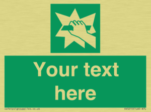 SV5215: Custom Break Glass Sign