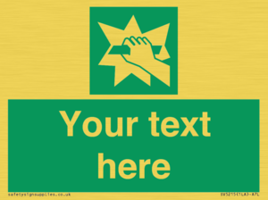 SV5215: Custom Break Glass Sign