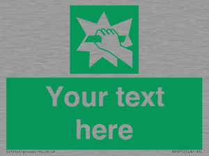 SV5215: Custom Break Glass Sign